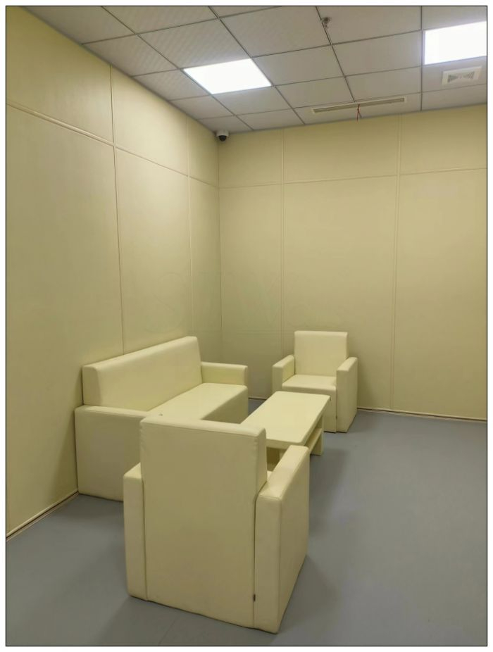 黑龍江牡丹江某機(jī)關(guān)單位留置談話審訊室軟包墻面