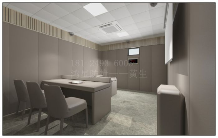 置室、羈押室、談話室防撞系統(tǒng)的人性化升級方案