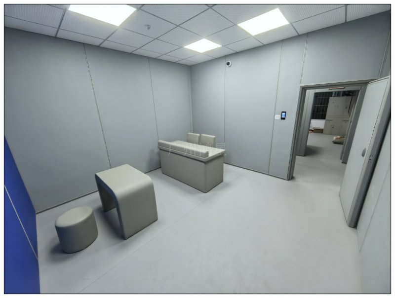 詢問(wèn)室防撞桌椅的設(shè)計(jì)需兼顧安全性、耐用性和功能性